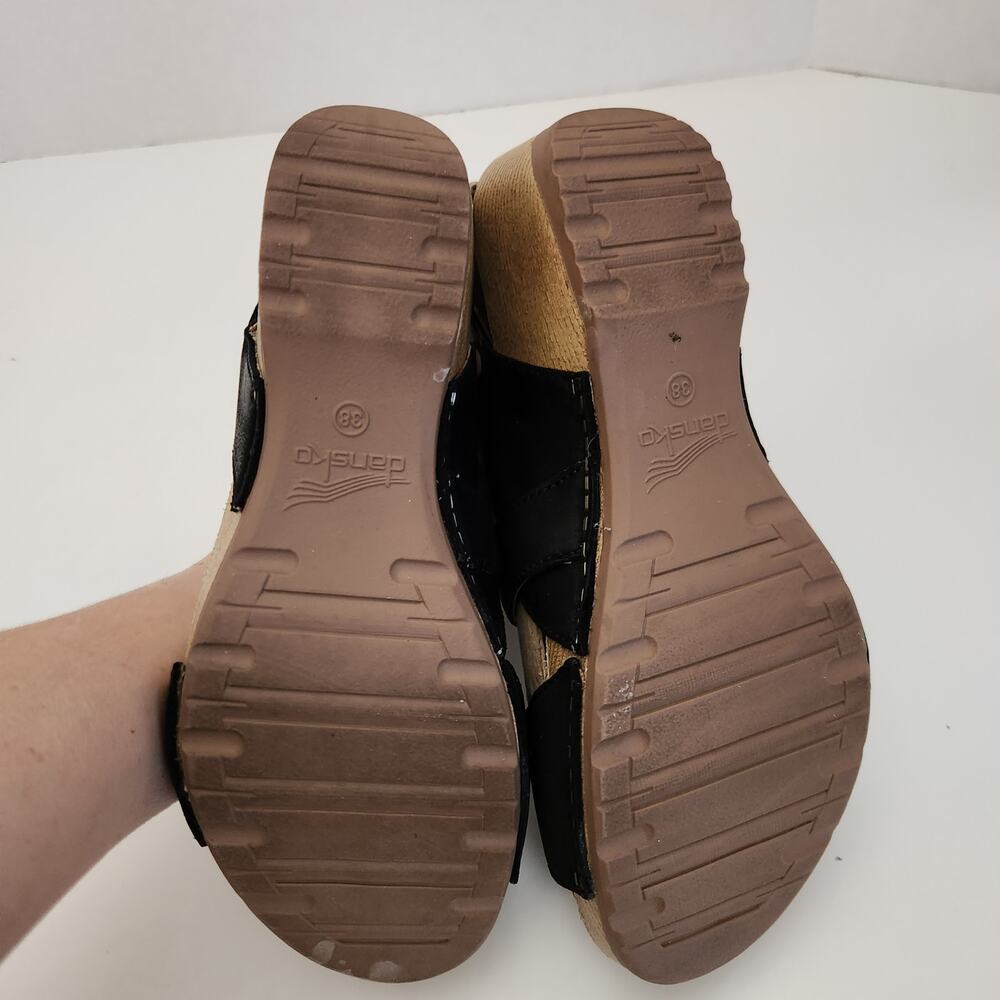 Dansko Trinity Wedge Sandal for Women  Black 7.5-8 M US - Picture 6 of 9